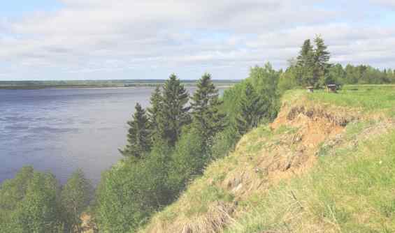 Река Северная Двина -- природная красота