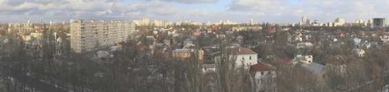 Панорама Соломенского района города Киева